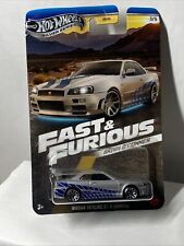 Hotwheels 1/64 🇨🇵 Fast and Furious Brian O’Conner Nissan skyline gt-r34 #3/5