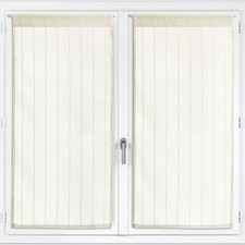 Lot de 2 voilages 45x90 cm