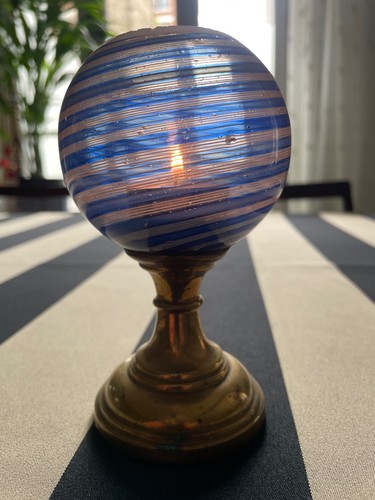 Rare photophore ancien verre - photophore,