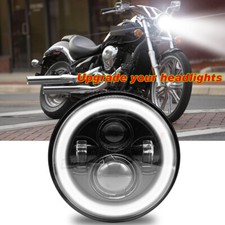 For Kawasaki Vulcan VN 500 800 900 1500 1600 1700 750 7" LED Projector Headlight