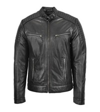 Veste souple en cuir d'agneau