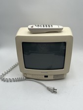 Panasonic Color TV Vintage 2002 CT-9R11A White + Remote Tested Small 10”