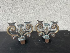 Paire de chenets anciens en