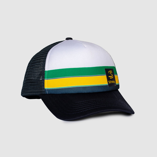 Ayrton senna helmet badge - senna,