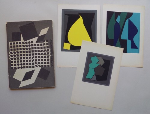 Vasarely rare catalogue avec - catalogue,