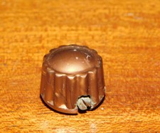 VINTAGE ancien BOUTON tourne