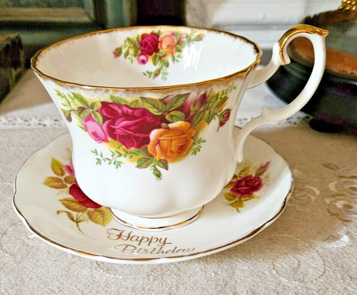 Vintage tasse porcelaine royal - tasse,