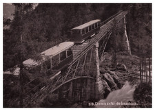 Switzerland, Chemin de Fer du Giessbach, vintage print, ca.1880 vintage print print