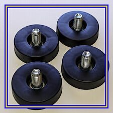 111032 x 4 IKEA Desk Furniture Feet in Black