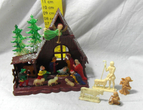 Santons crèche ancienne la - crèche,
