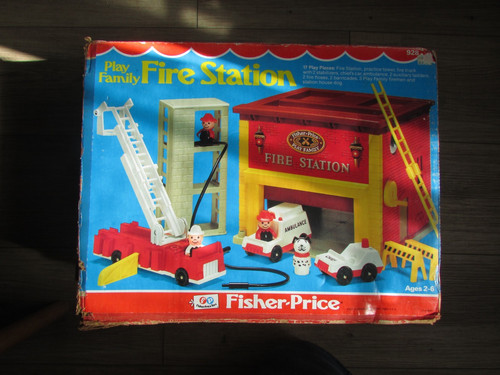 Vintage caserne pompiers - vintage, de