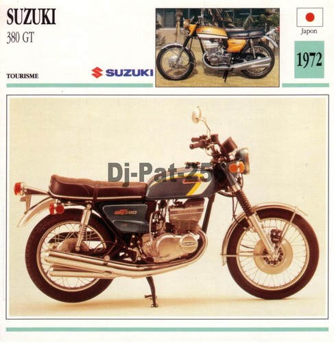 Fiche moto suzuki - moto, 380