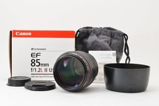 US DDP [ Almost Unused ] Canon EF 85mm f/1.2 L II USM Portrait Lens Japan #2342