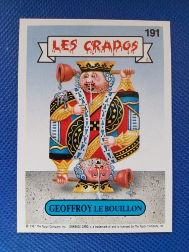 Les crados série carte - crados, 2/carte