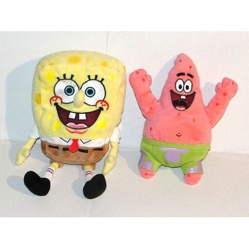 Peluche bob eponge et - peluche,