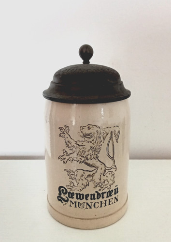 Ancienne chope bière en - à,