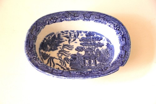 Ancien plat anglais décor