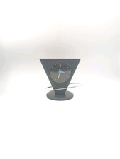 Vintage 80's DLG Memphis Postmodern Design Triangle Swing Clock