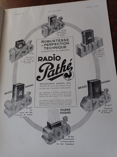Radio pathe phono tsf tourne - tsf,