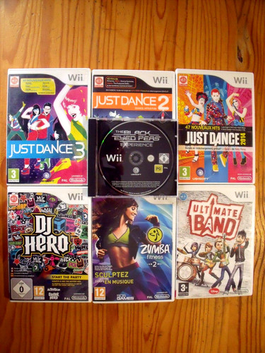 Lot jeux wii - lot, dance
