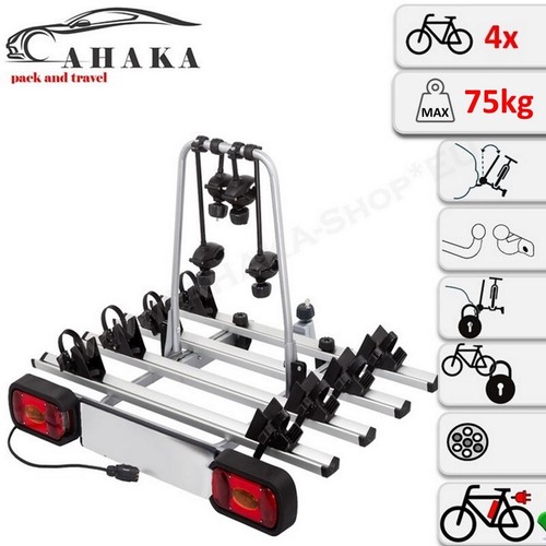 Porte velos sur attelage - porte-velos,