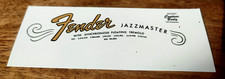 FENDER jazzmaster 58/62 HEADSTOCK LOGO TETE DE GUITARE FENDER jazzmaster 58/62