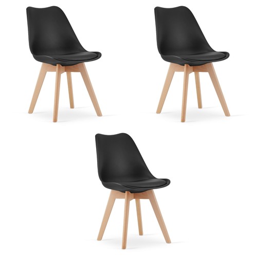 Chaise mark noire 3 - chaise, x