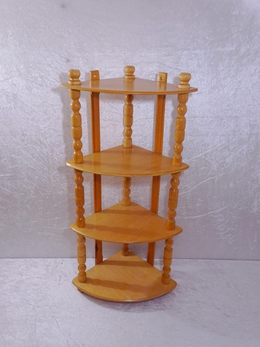 Etagere angle bois - en,