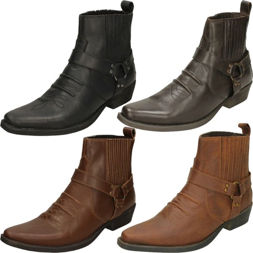 Bottes cowboy cuir pour - cuir,