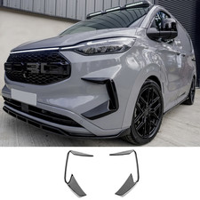 Passants avant Aéro-Canard pour Ford Transit Custom 2024+ en noir brillant