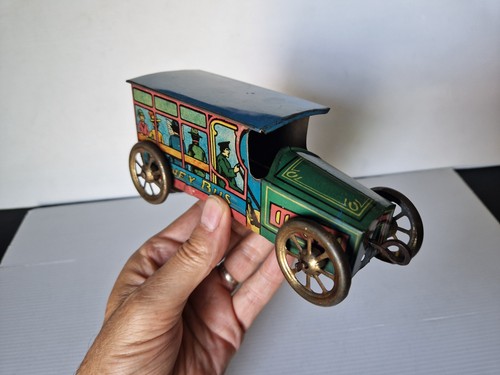 Jitney bus jouet - jouet, tole