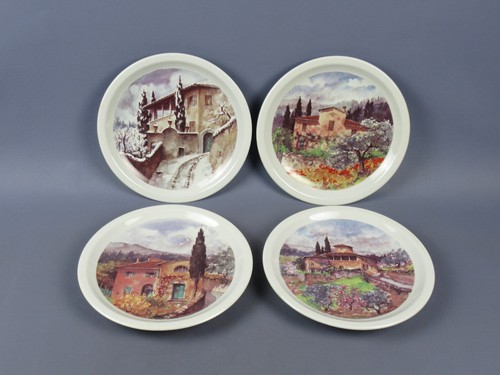 Plat saisons porcelaine - 4,