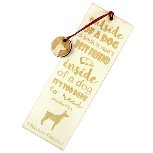 Pinscher nain marque page - pinscher, marque-page