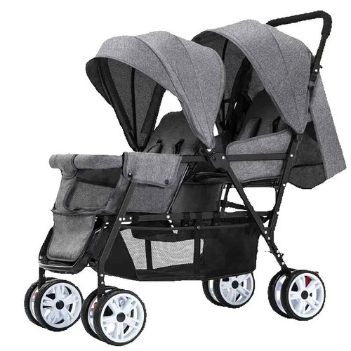 Poussette double jumeaux - poussette,