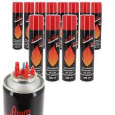 Pack de 12 Recharges de Gaz Butane 300ml pour briquet rechargeable - PRIX SACRI