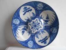 Rare et ancien plat faience de