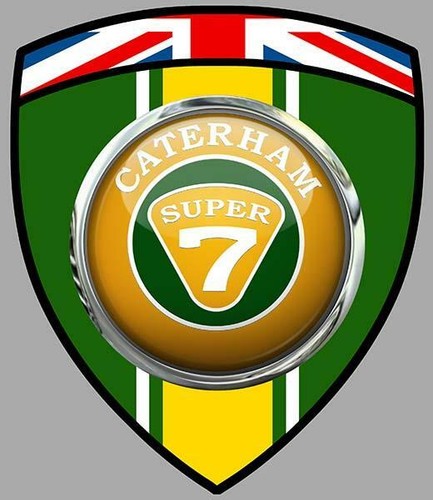 Caterham super seven sticker - caterham,