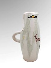 Jean Austruy pitcher ceramic vase 1950s Er Capron Blin Derel Vallauris