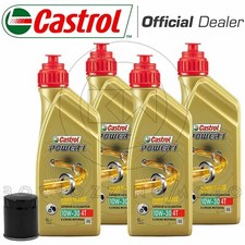 Tagliando Huile Castrol Power 1 Trizone 10W30 + Filtre Kawasaki Vulcan 750