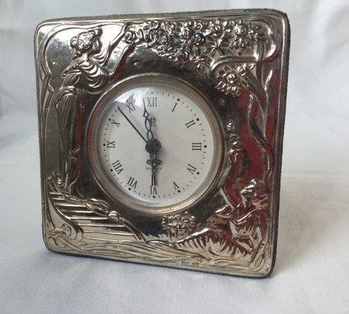 Pendule reveil argent 925 - argent,