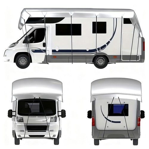 Housse pour camping car - pour, en