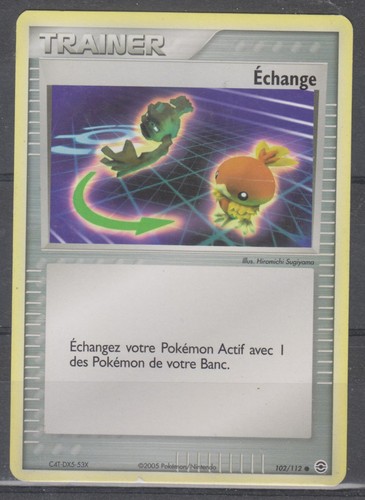Carte pokemon trainer - carte,
