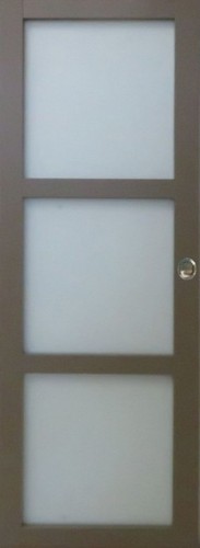 Porte coulissante gris taupe - porte,