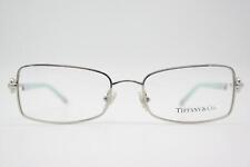 Lunettes TIFFANY + Co. TF 1049 Argent Noir Bleu Clair Carré Monture Neuf