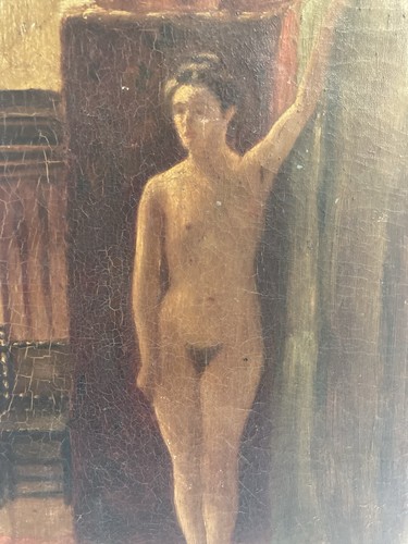 Belle peinture femme - femme, toile