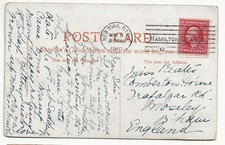 Hamilton Grange New York postmark on Postcard - A1045