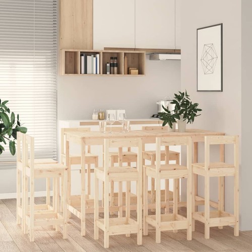 Ensemble bar pcs bois - de,