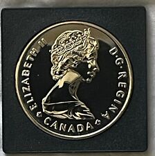 1985 CANADA UK Queen Elizabeth II National Parks MOOSE Proof SILVER Coin