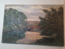Ancien Tableau  Huile sur