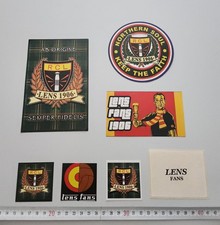 Stickers Lens fans ultra supporter foot club écharpe kop Bollaert RC red tigers 